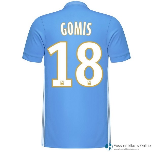 Marseille Trikot Auswarts Gomis 2017-18 Fussballtrikots Günstig